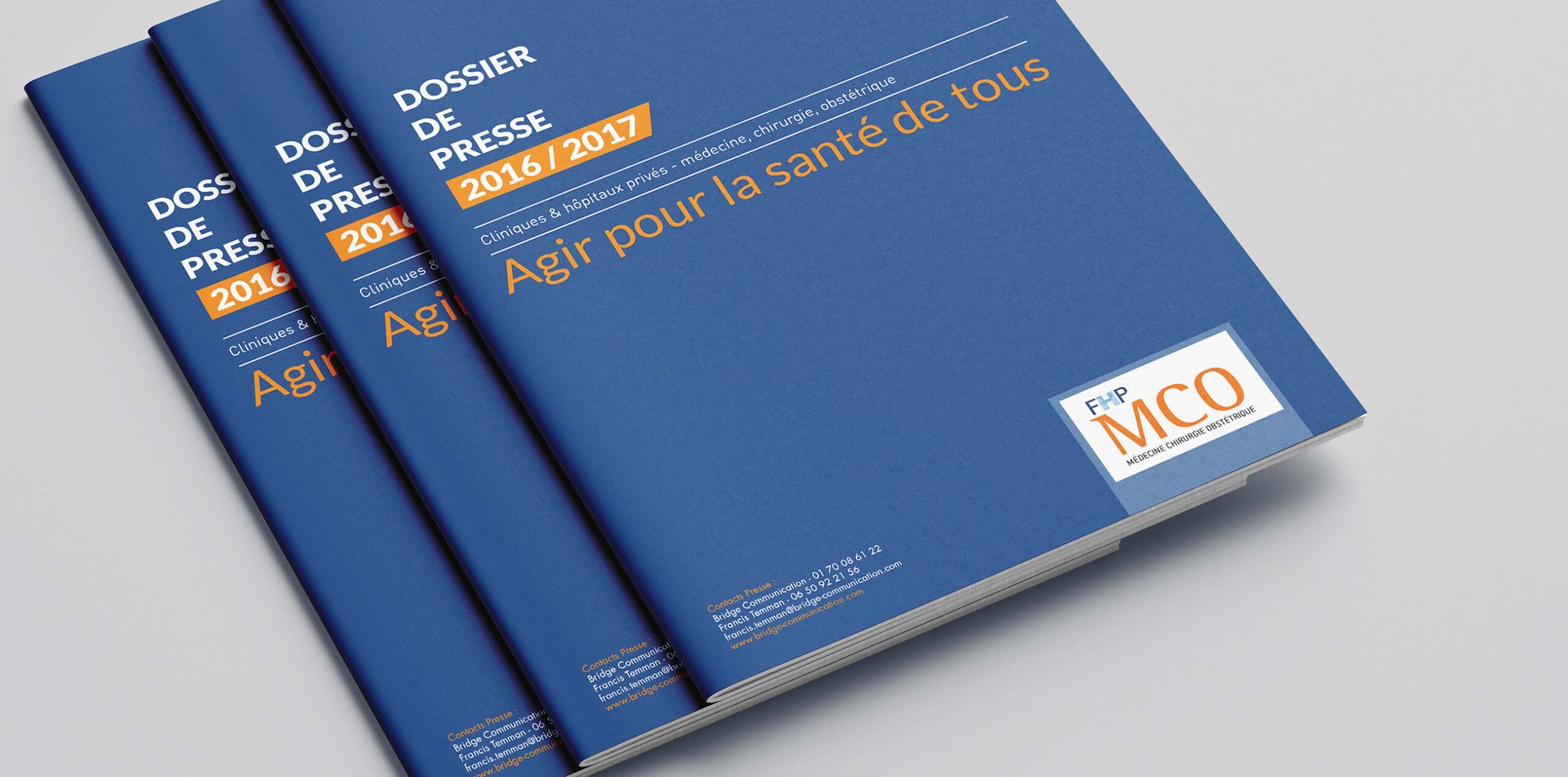 Dossier de presse création graphique PAO FHP Lyon